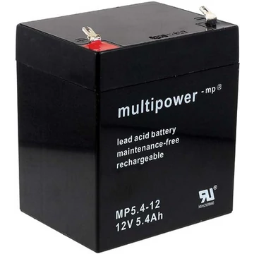 Ólom akku 12V 5,4Ah típus MP5,4-12