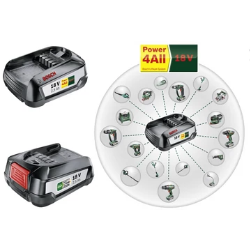 Bosch POWER4ALL akkumulátor  2.5 Ah 18V