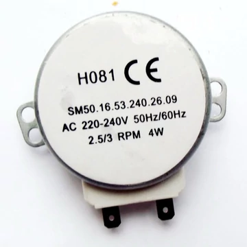 Tányérforgató motor H081  4W, fémtengely 