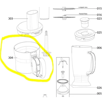 Electrolux EasyCompact EFP5200 robotgép keverőtál