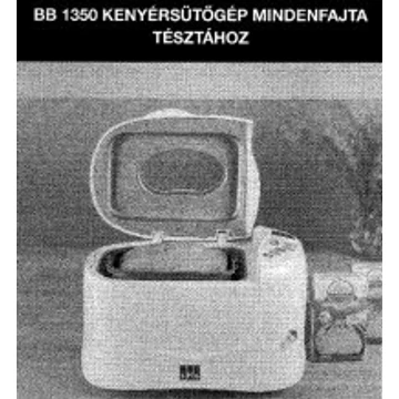 SGH BB-1350 kenyérsütő (Aldi) használati útmutató, magyar 