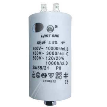 Mosógép indítókondenzátor 45UF 450V