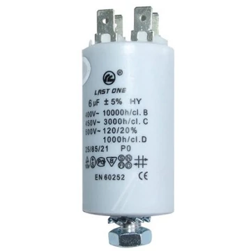 Mosógép indítókondenzátor 6UF 450V