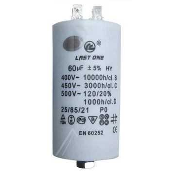 Mosógép indítókondenzátor 60UF 450V