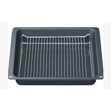 Extra mély tepsi ráccsal Bosch/Siemens sütőbe 45,9cm x 37,5cm