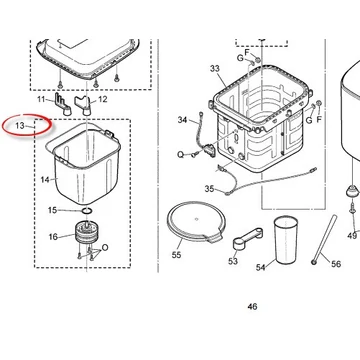 Panasonic sütőedény (kenyérsütő-üst) SD-2511KXE-BB, SD-ZB2512KXE-BB