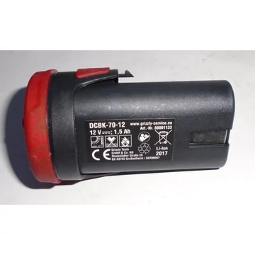 Parkside DCBK-70-12 akkumulátor. 12V 1500mAh