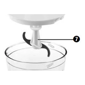 Silvercrest SSMS600C3/D3/D4 botmixerhez aprítókés 
