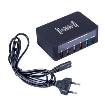 Multiportos - USB-tötőegység + wireless