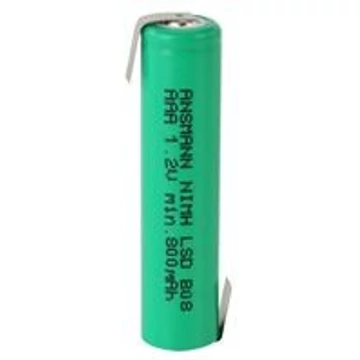 Forrfüles AAA akkumulátor 800mAh, Ansmann