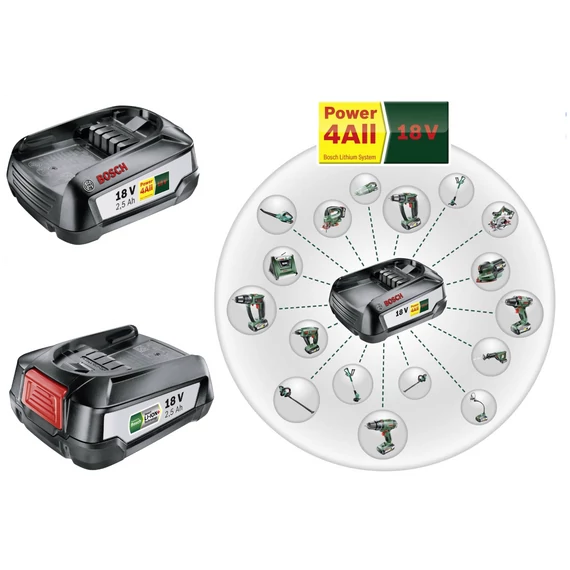 Bosch POWER4ALL akkumulátor  2.5 Ah 18V