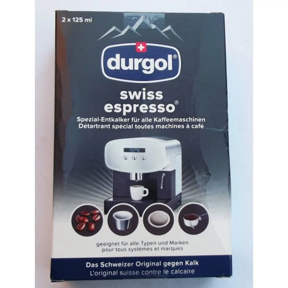 Durgol Swiss Espresso vízkőmentesítő 2x125ml