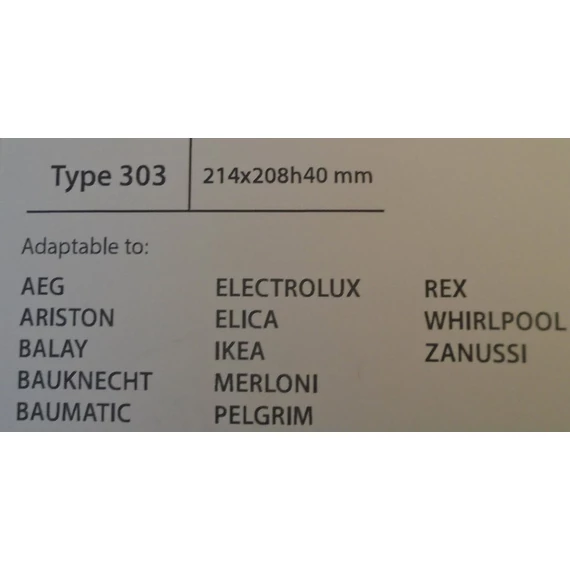 Páraelszívóhoz aktív szénszűrő TYP 303  KFC6908 (CP303)