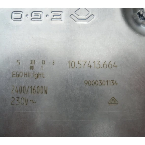 Kétkörös főzőlap fűtőbetét 2400/1600W