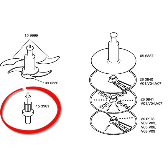 Bosch / Siemens robotgép adapter, áttét 