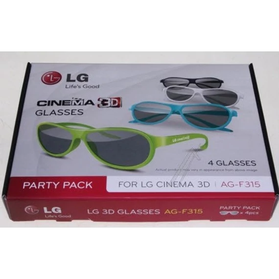 AGF-315 3D szemüveg LG TV-hez 4db