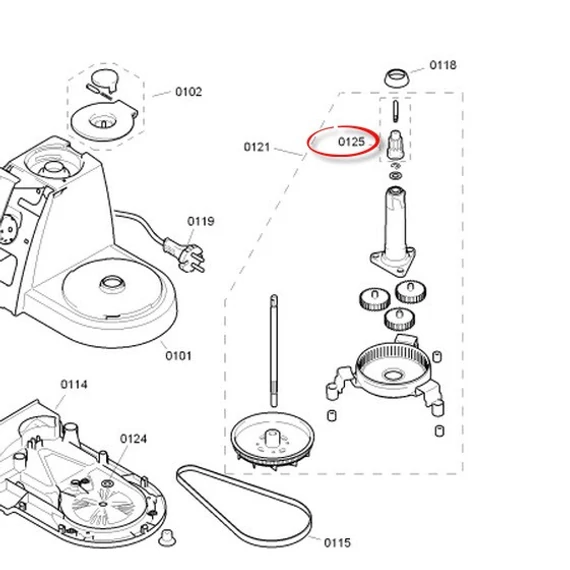 Bosch / Siemens konyhai robotgép kuplung