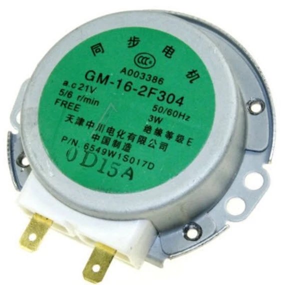 GM-16-2F304 tányérforgató motor 21V 