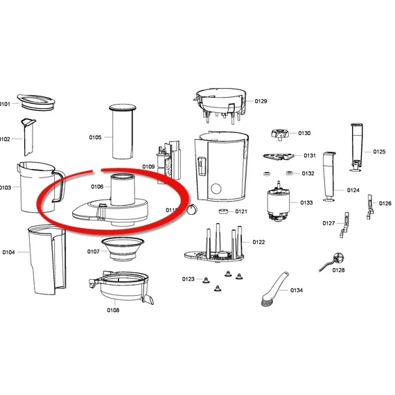 Bosch gyümölcscentrifuga fedél  MES30001, MES3500