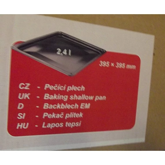 Gorenje, Mora tepsi 39,5cm x 39,5cm, lapos 