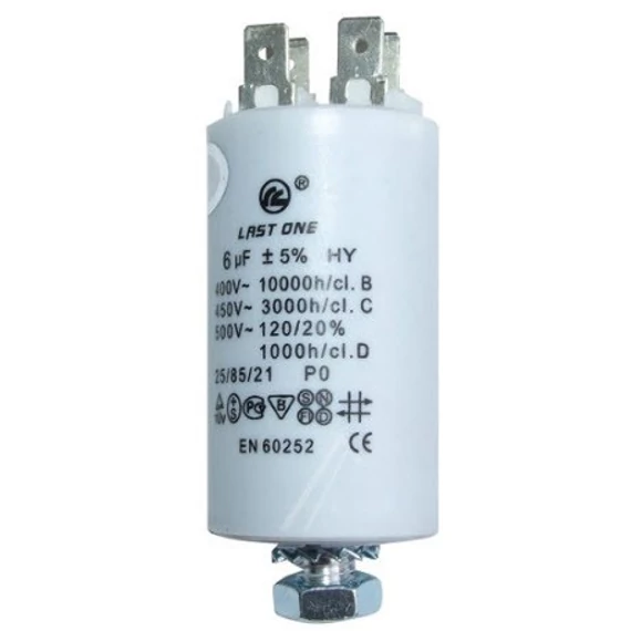 Mosógép indítókondenzátor 6UF 450V