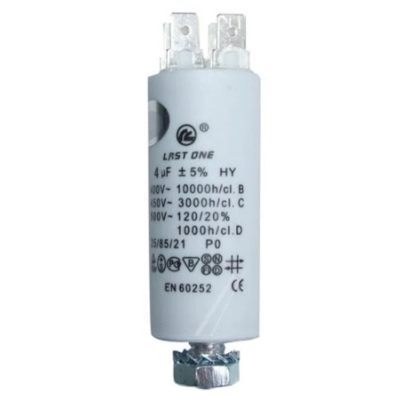 Mosógép indítókondenzátor 4UF 450V