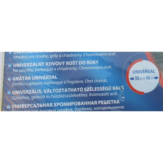 Univerzális, változtatható szélességű rács ACC010. ACC011 35cm - 56cm x 31,5cm
