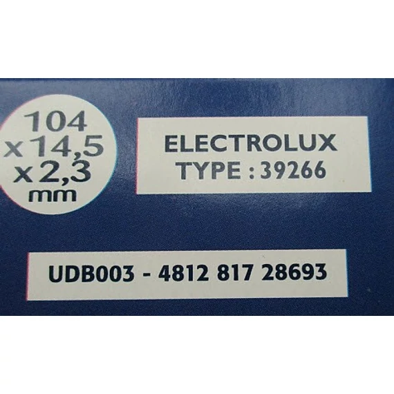 Electrolux porszívó ékszíj ZMH28481 2db  *