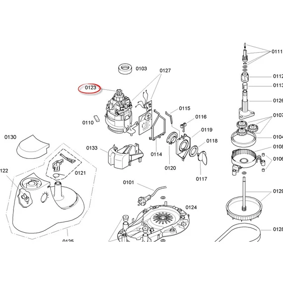 Bosch konyhai robothoz kuplung a motortengelyre