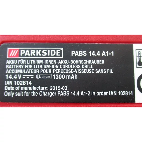 PABS 14.4 A1-1 akkumulátor 1,3Ah (IAN 93498) *