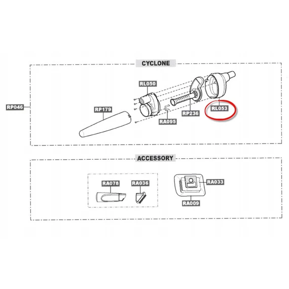 Samsung ciklonszűrőtartály fedél 