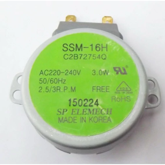 Tányérfotgató motor, szinkron motor SSM-16H, C2B72754Q