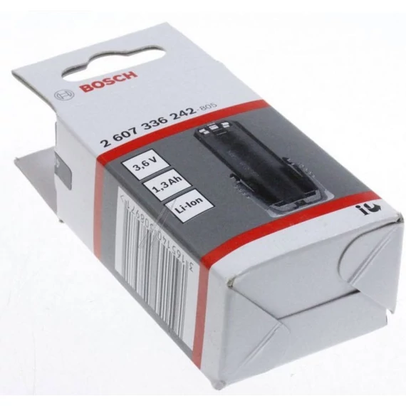 Gyári Bosch Akku 2607336242, 3,6V 1,3Ah Li-Ion