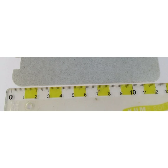 Mikrohullámú sütőbe csillám szigetelőlap (mica lemez) 12,9cm x 7,2cm