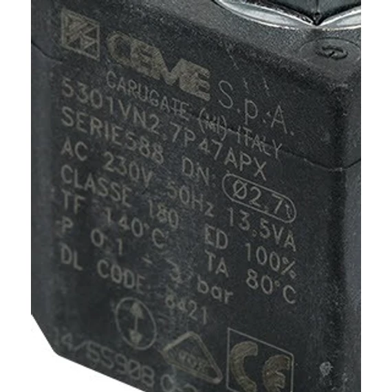 CEME elektromos szelep 5301VN2,7  (3 utas)