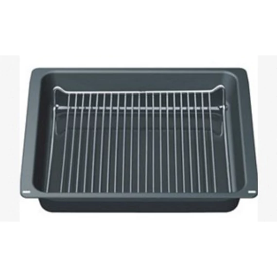 Extra mély tepsi ráccsal Bosch/Siemens sütőbe 45,9cm x 37,5cm