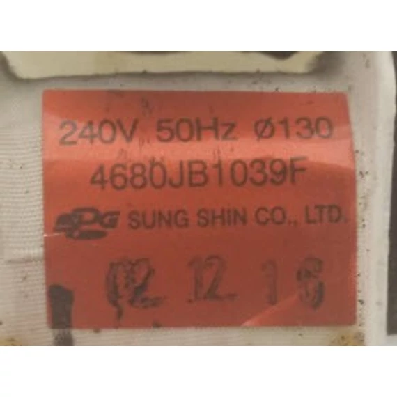 LG hűtőgép ventillátor-motor