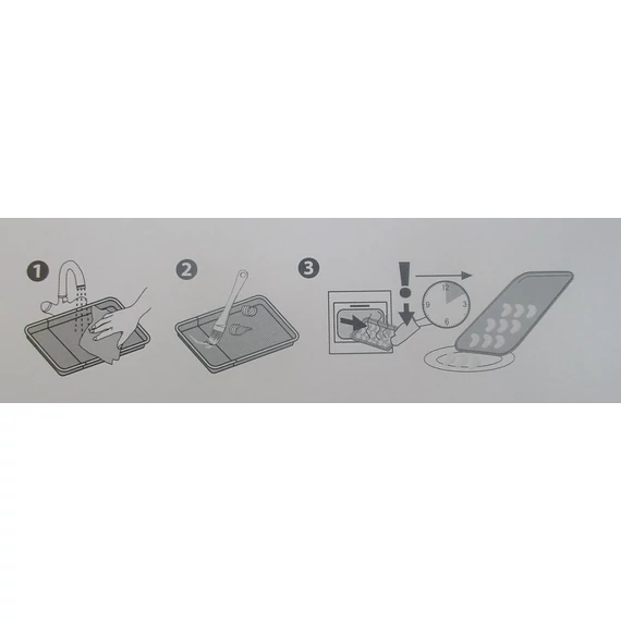 Tepsi JET Chef  Whirlpool mikrosütőkhöz (TMB301)