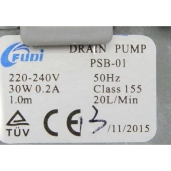Mosogatógép vízszivattyú 30W (Fudi , PSB-01)