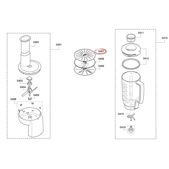 Bosch Profimixx középfinom reszelőkorong NR