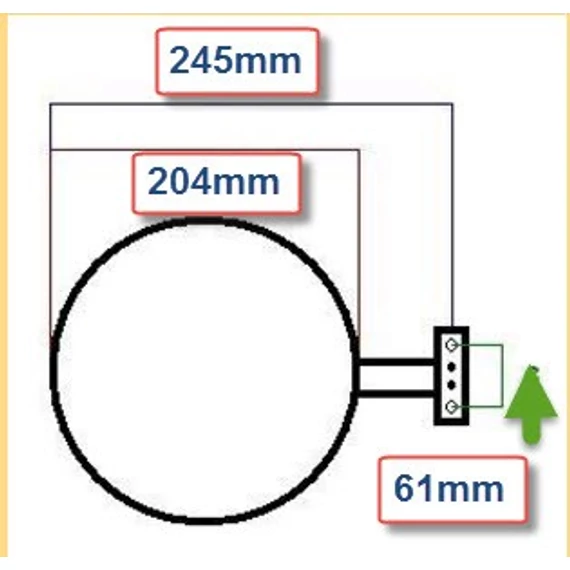 Kerek fűtőszál 2200W