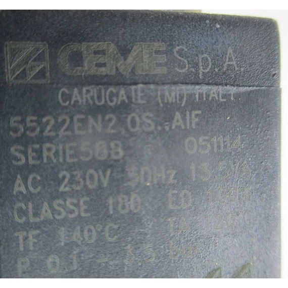 5522EN2,0S..AIF mágnesszeelep, CEME