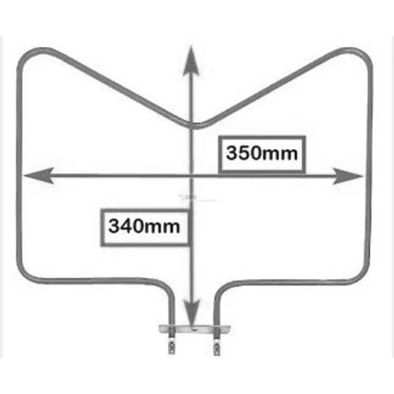 Whirlpool, Ignis tűzhelyhez alsó fűtőszál 1150W *