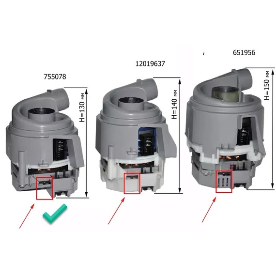 Bosch / Siemens mosogatógéphez keringetőszivattyú és fűtés