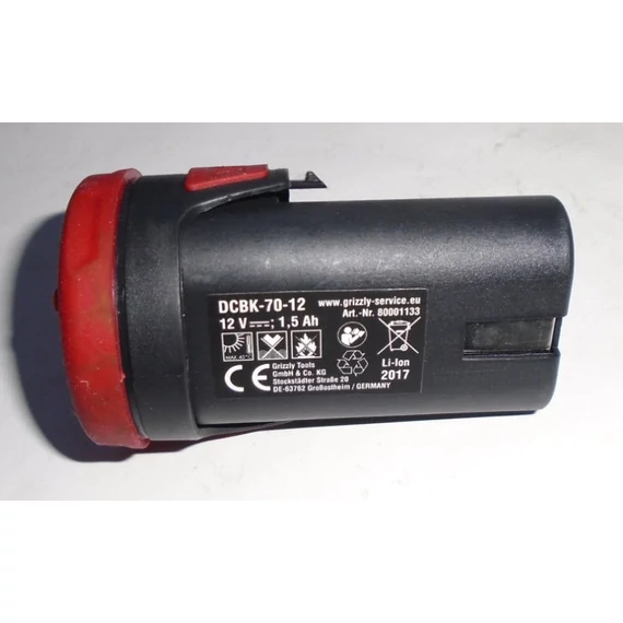 Parkside DCBK-70-12 akkumulátor. 12V 1500mAh