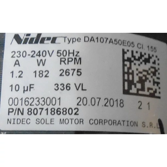 Szárítógép motor 182W