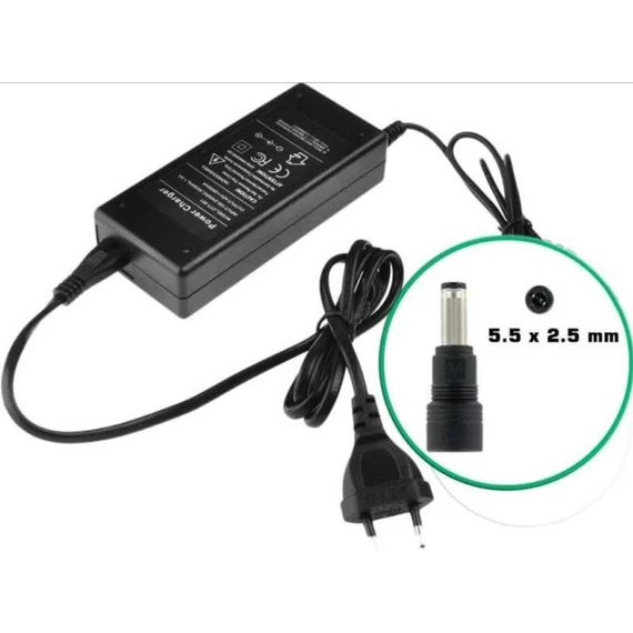 Elektromos kerékpár töltő 42V, 2A,