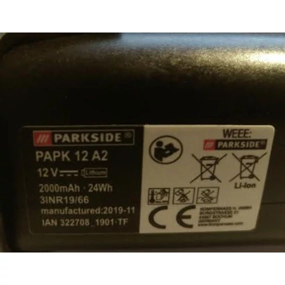 PAPK 12 A2  akkumulátor 12V 2Ah (X 12V Team) *