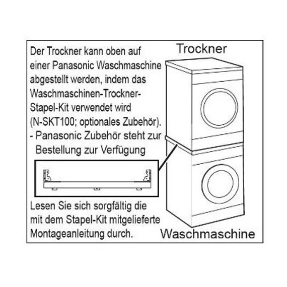 Panasonic mosógép, szárítógép összeépítőkeret