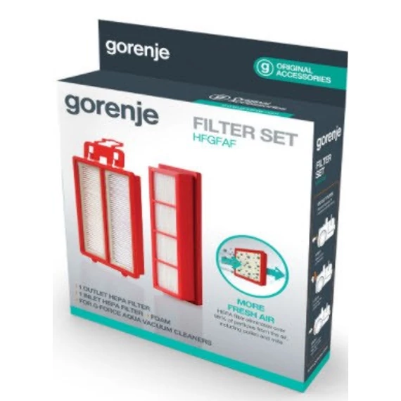 Gorenje HEPA szűrőkészlet  HFGFAF